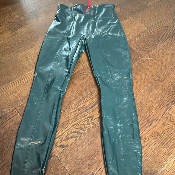 Spanx. Dark green leggings. Worn a handful of times. - Picture 1 of 3
